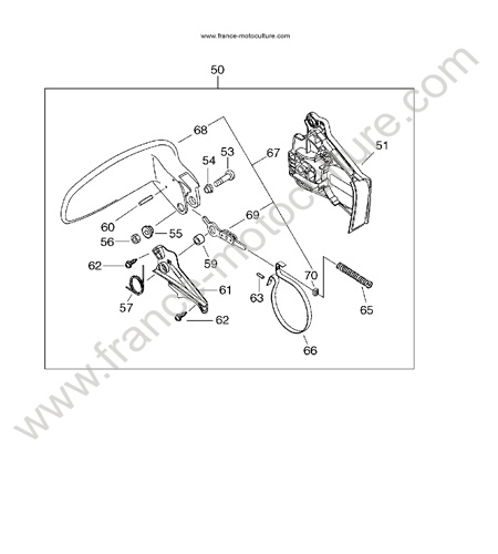 FREIN CHAINE APRES 36005537 ECHO CS2600