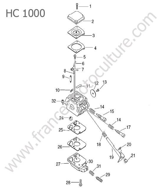 Carburateur ECHO HC1000