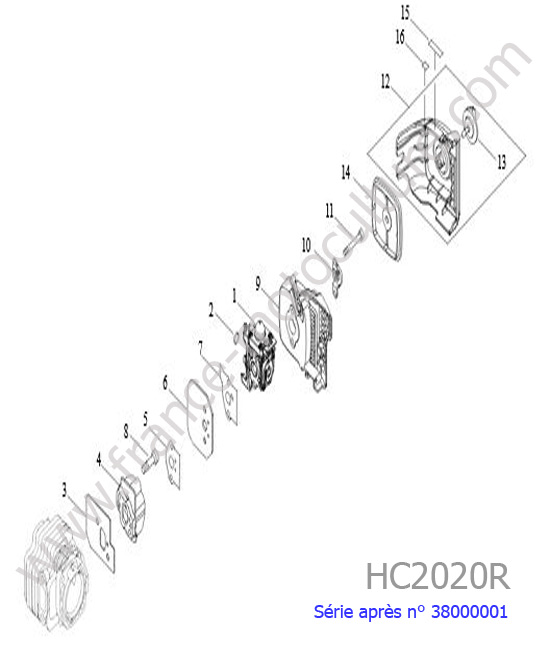 Admission / Filtre air ECHO HC2020R