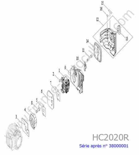 ECHO - HC2020R : Admission / Filtre air