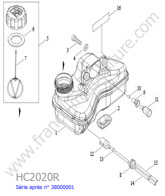 Reservoir essence ECHO HC2020R