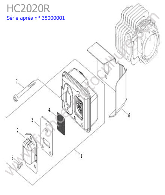 Silencieux ECHO HC2020R