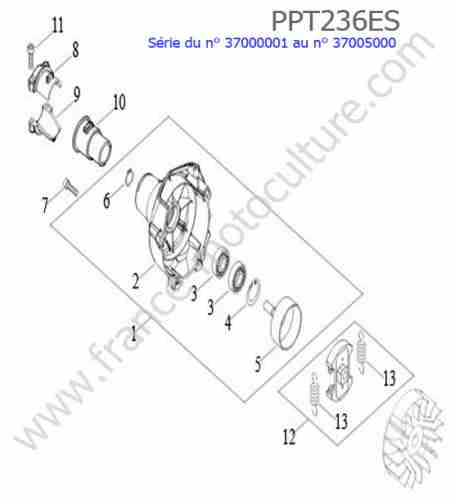 ECHO - PPT236ES-1 : Embrayage