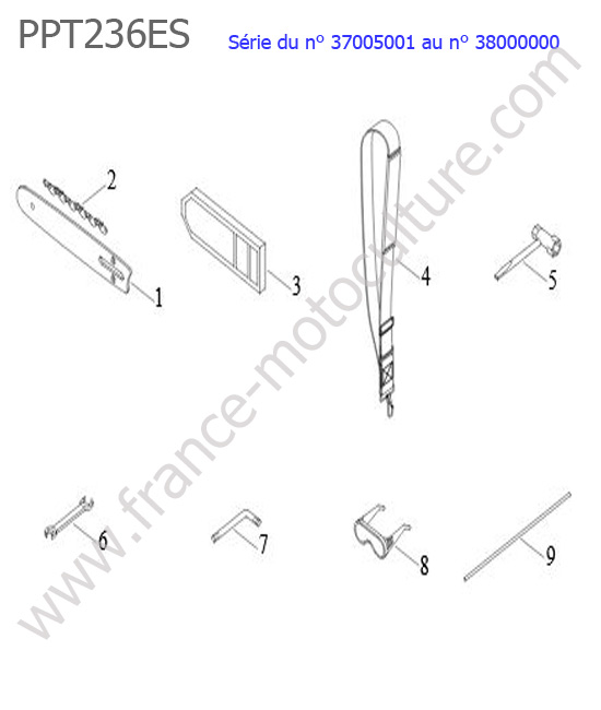 Accessoires ECHO PPT236ES-2