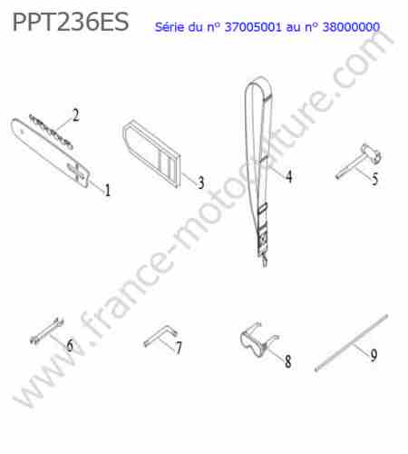 ECHO - PPT236ES-2 : Accessoires