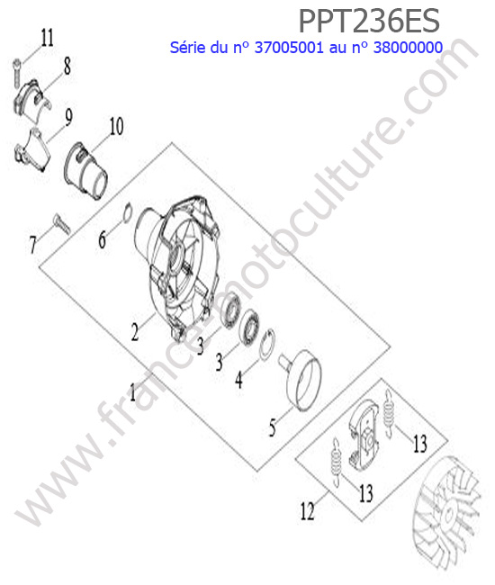 Embrayage ECHO PPT236ES-2