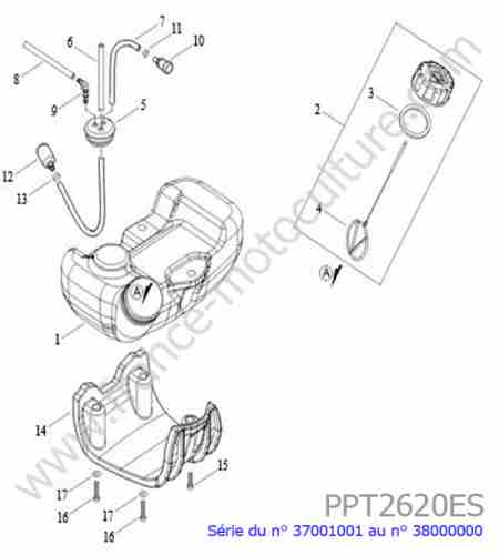 ECHO - PPT2620ES-1 : Reservoir essence