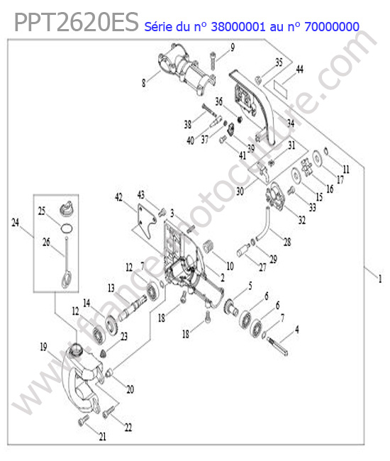 Reducteur ECHO PPT2620ES-2
