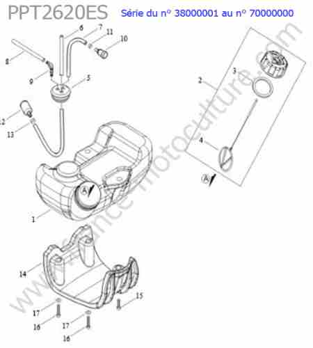 ECHO - PPT2620ES-2 : Reservoir essence