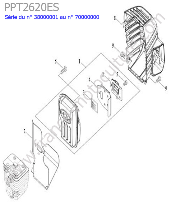 Echappement ECHO PPT2620ES-2