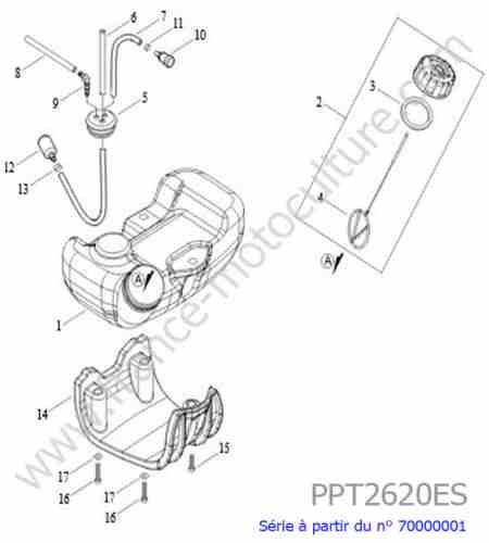 ECHO - PPT2620ES-3 : Reservoir essence