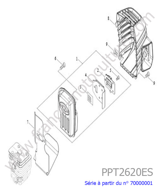 Echappement ECHO PPT2620ES-3