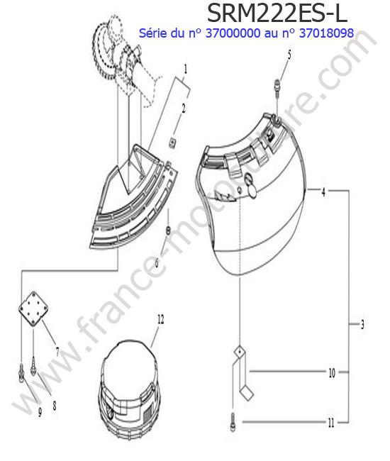 Protection ECHO SRM222ESL-1
