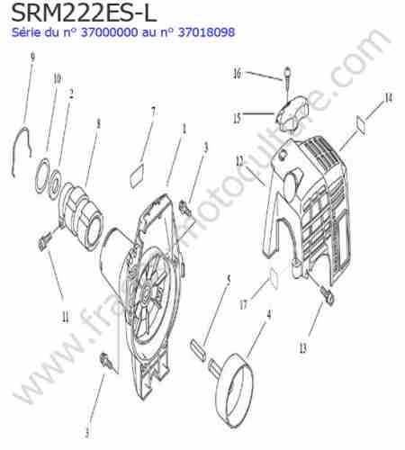 ECHO - SRM222ESL-1 : Accouplement