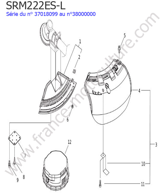 Protection ECHO SRM222ESL-2