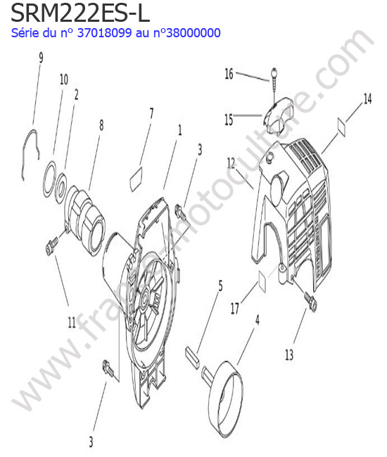 Accouplement ECHO SRM222ESL-2