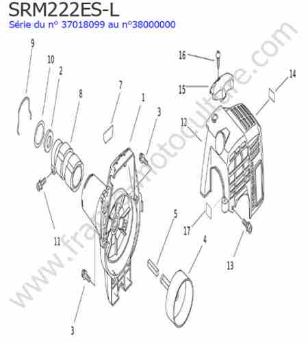 ECHO - SRM222ESL-2 : Accouplement