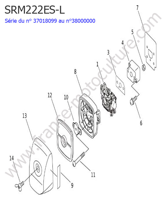 Admission ECHO SRM222ESL-2