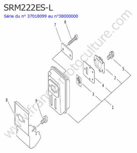 ECHO - SRM222ESL-2 : Echappement
