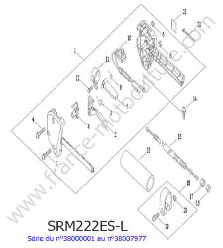 ECHO - SRM222ESL-3 : Accelerateur