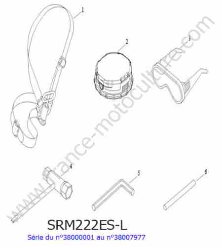 ECHO - SRM222ESL-3 : Accessoires