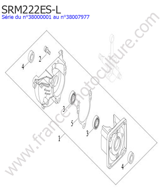 Accouplement ECHO SRM222ESL-3