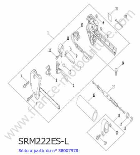 ECHO - SRM222ESL-4 : Accelerateur