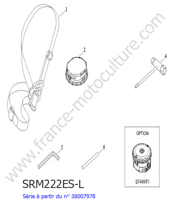 Accessoires ECHO SRM222ESL-4