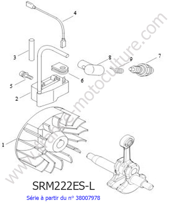 Allumage ECHO SRM222ESL-4