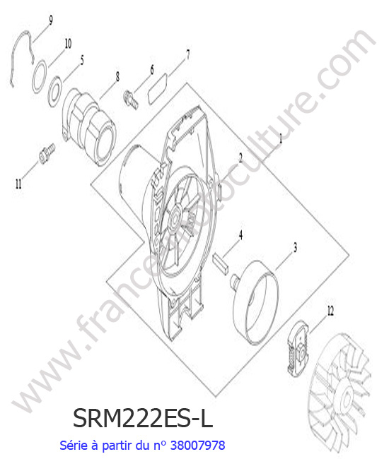 Embrayage ECHO SRM222ESL-4