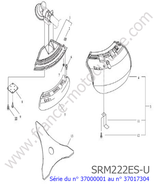Protection ECHO SRM222ESU-1