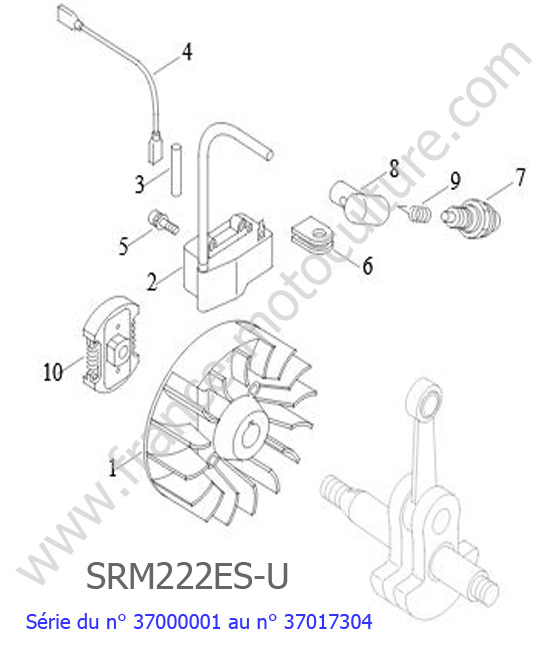 Allumage ECHO SRM222ESU-1