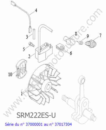 ECHO - SRM222ESU-1 : Allumage