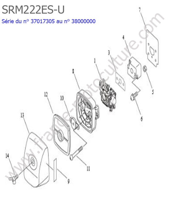 Admission ECHO SRM222ESU-2