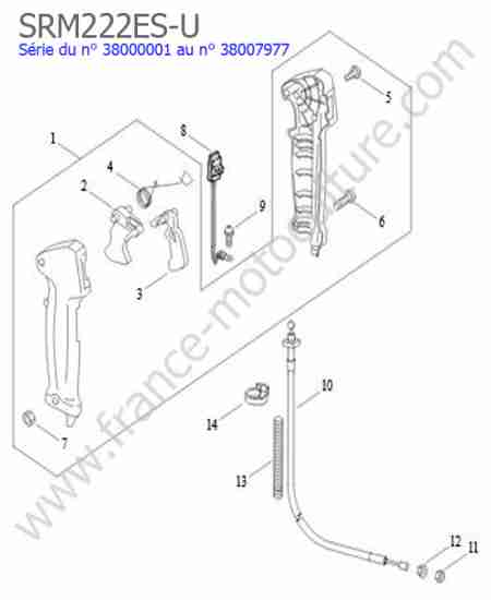 ECHO - SRM222ESU-3 : Accelerateur