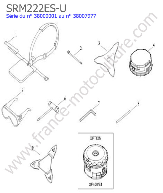 Accessoires ECHO SRM222ESU-3