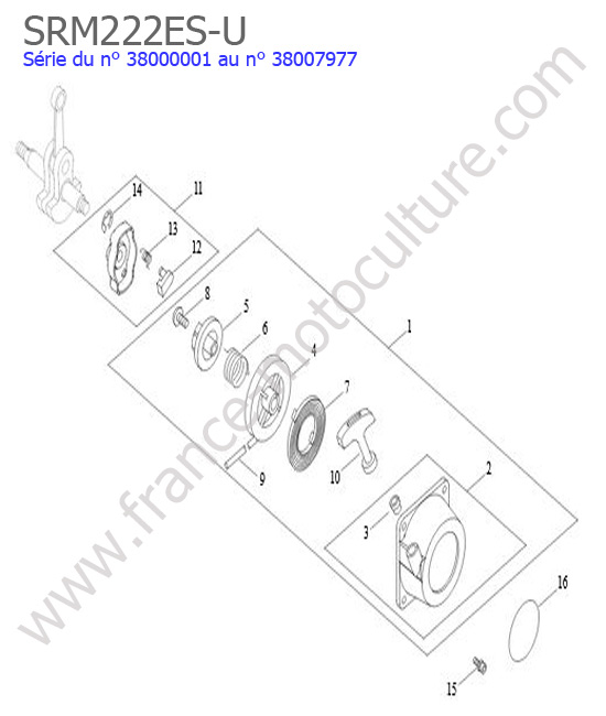 Lanceur ECHO SRM222ESU-3