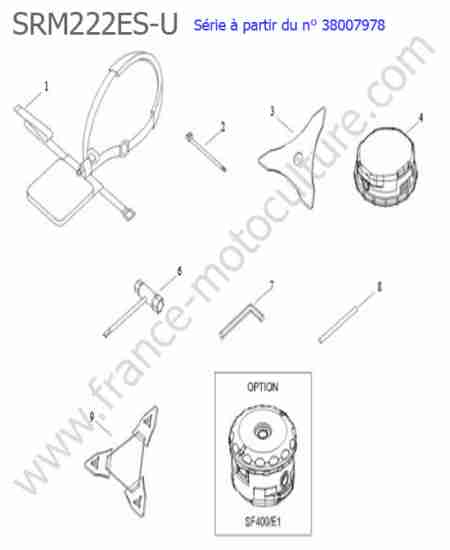 ECHO - SRM222ESU-4 : Accessoires