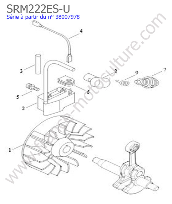 Allumage ECHO SRM222ESU-4