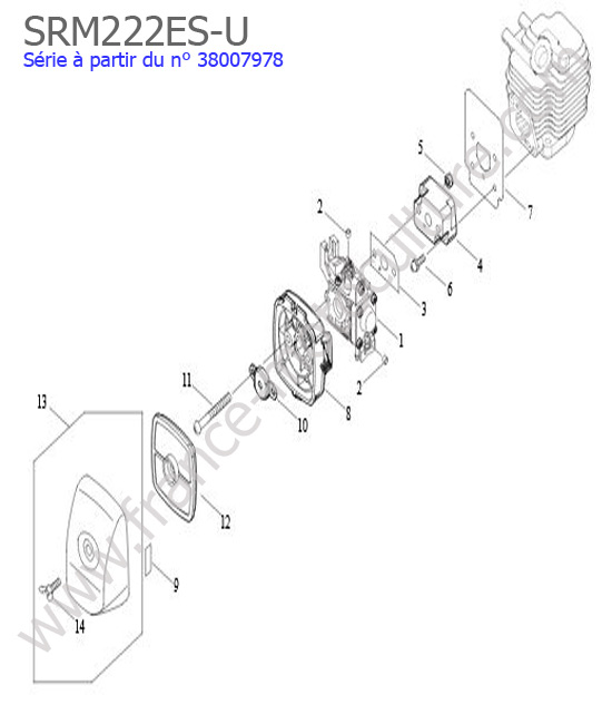 Admission ECHO SRM222ESU-4