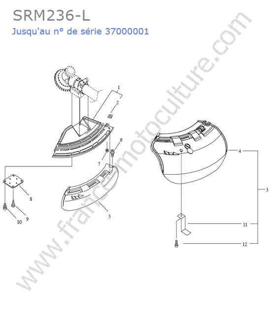 Protection ECHO SRM236-1