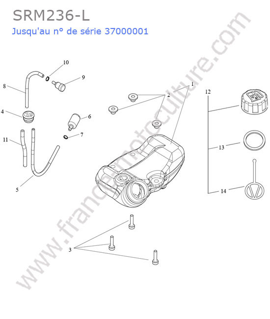 Reservoir essence ECHO SRM236-1