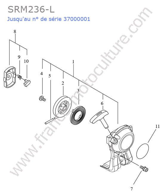 Lanceur ECHO SRM236-1