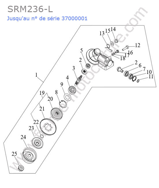 Renvoi angle ECHO SRM236-1