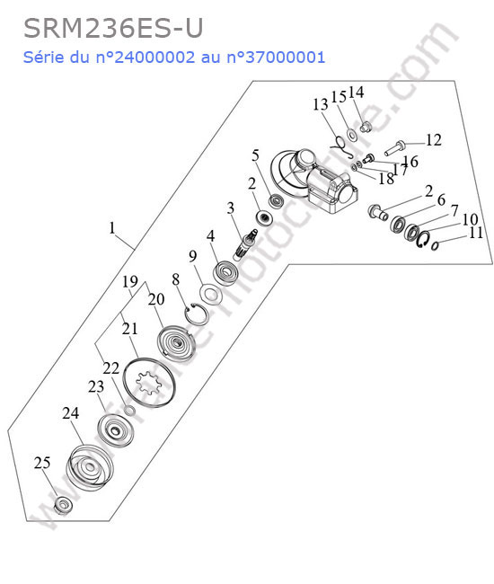 Renvoi angle ECHO SRM236-10