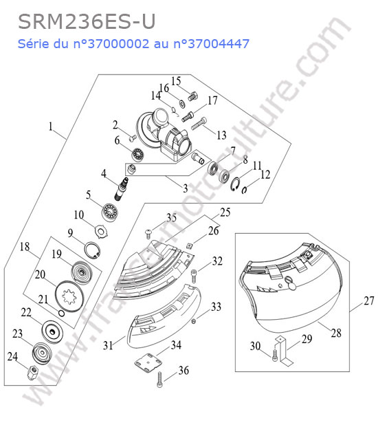 Renvoi angle ECHO SRM236-11