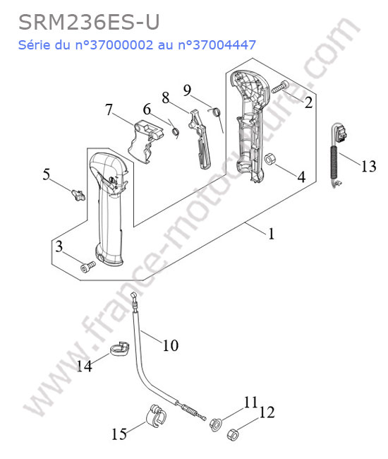 Accelerateur ECHO SRM236-11