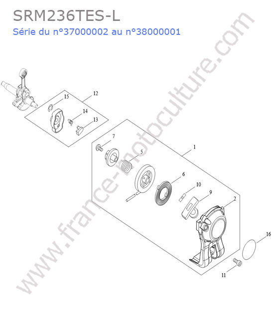 Lanceur ECHO SRM236-13