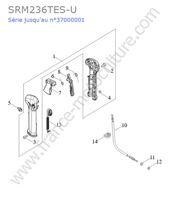 Accelerateur ECHO SRM236-14
