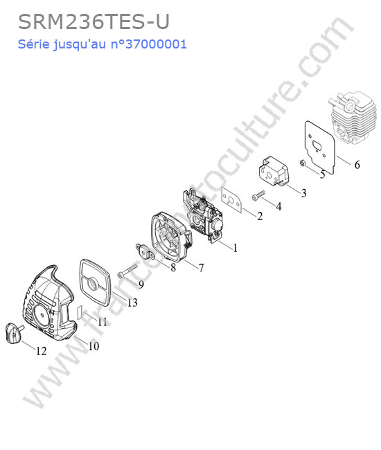 Admission / filtre air ECHO SRM236-14